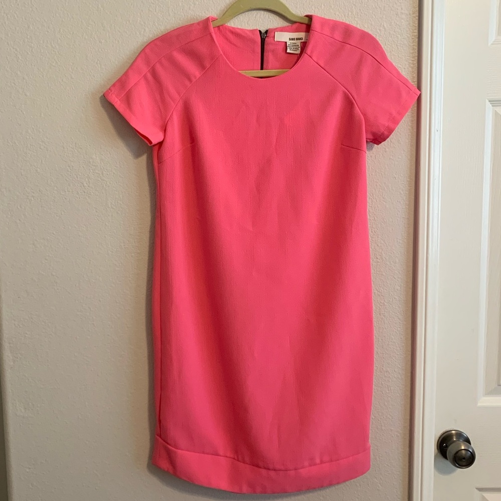 San Souci Neon Pink Mini Dress